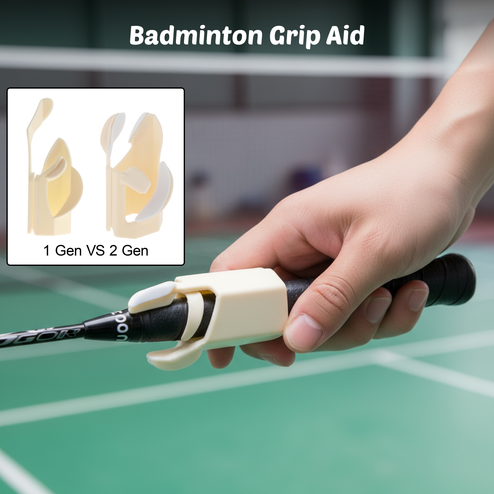 Sports Equipment For Badminton - Badminton Grip Aid Posture Corrector Training