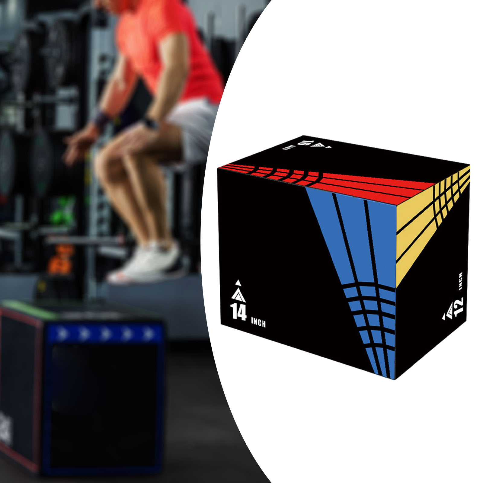 3-in-1Jump Box Plyometric Box  - Sports Equipment Online ulasan dan harga