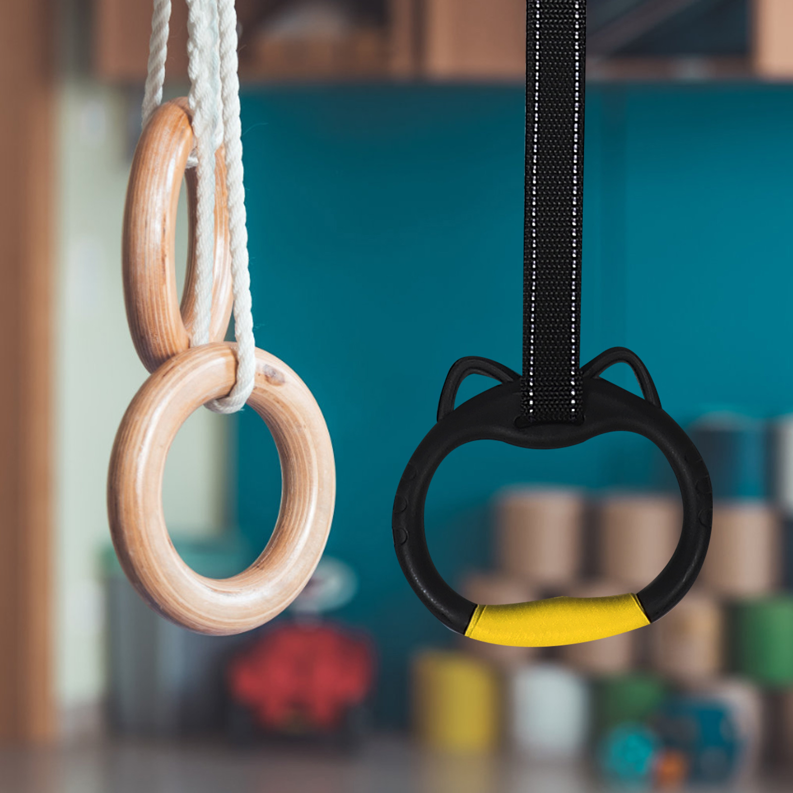 1 set 1 Set Gymnastics Rings F - Sports Equipment Online ulasan dan harga