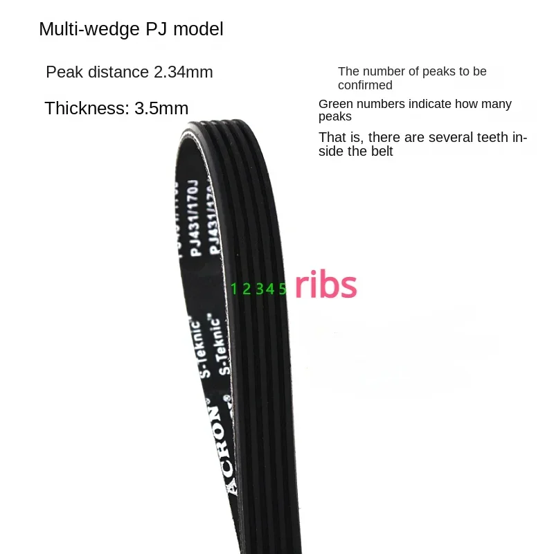 400J Drive Belt Ribs Belt for  - Sports Equipment Dryer ulasan dan harga