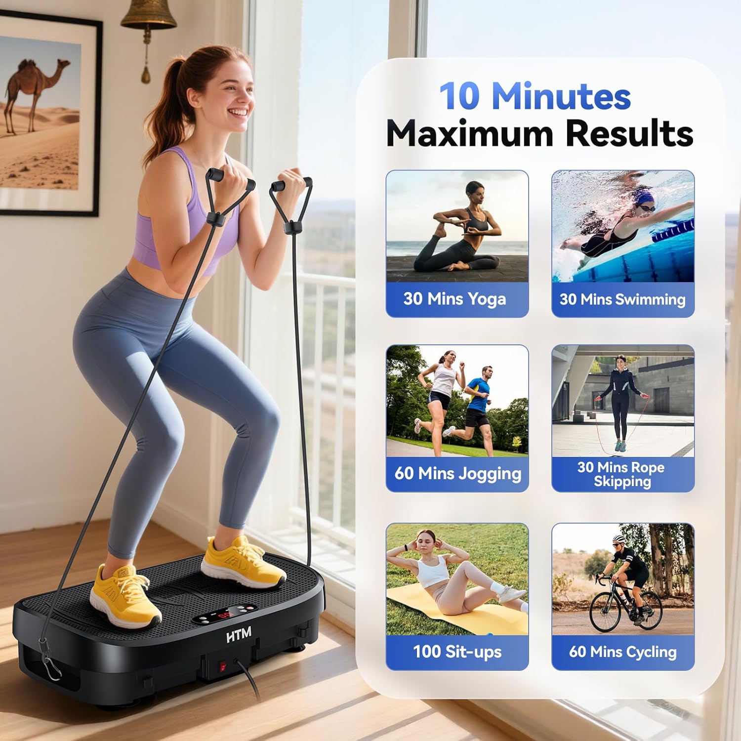Vibration Plate Fat Burning Fi - Sports Equipment Online ulasan dan harga