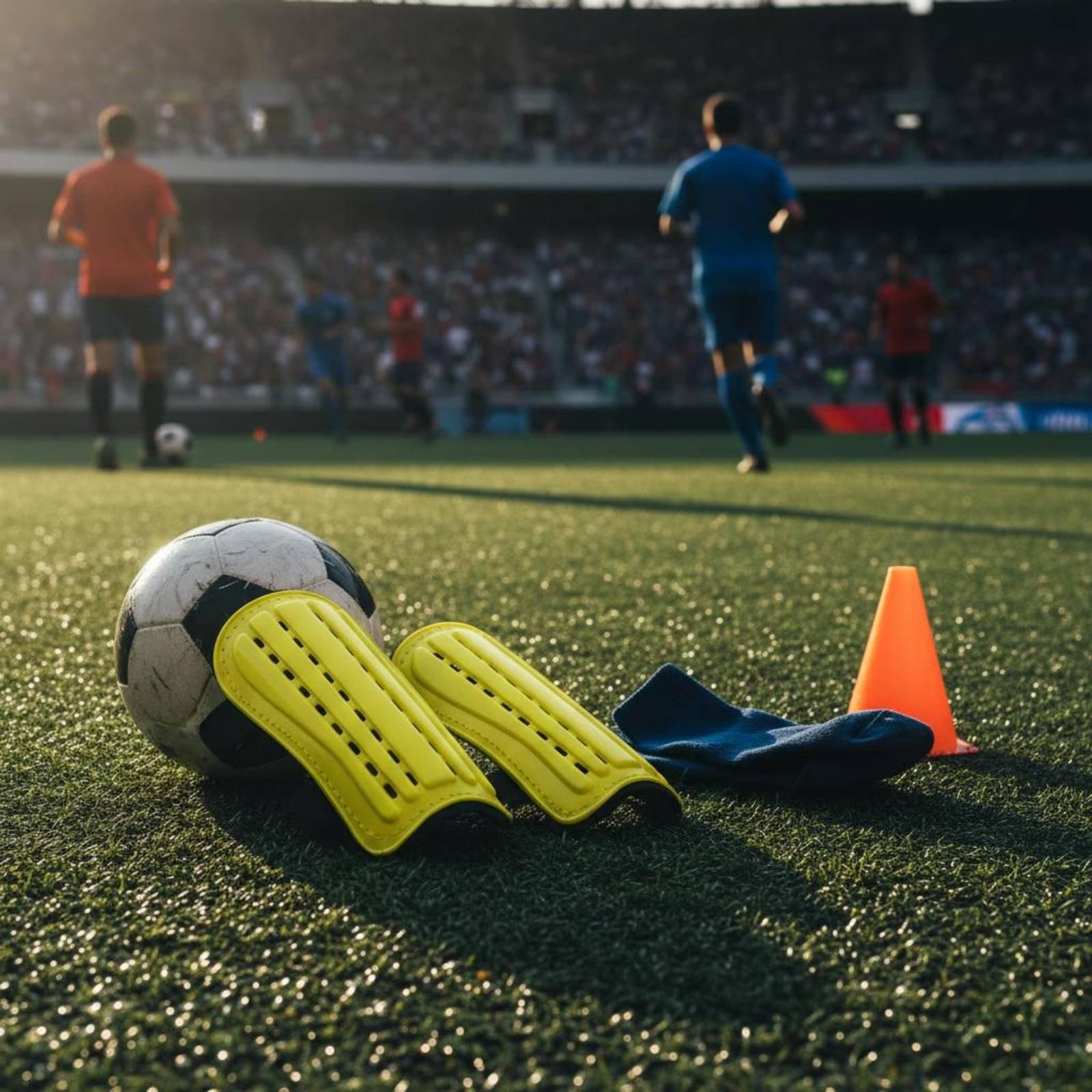 Soccer Shin Guards with Fasten - Sports Equipment For Training ulasan dan harga