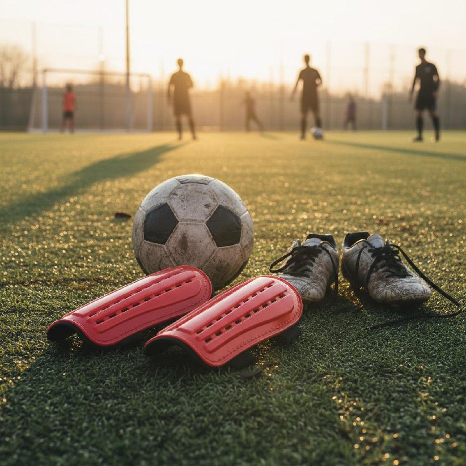 Soccer Shin Guards with Fasten - Sports Equipment For Training ulasan dan harga