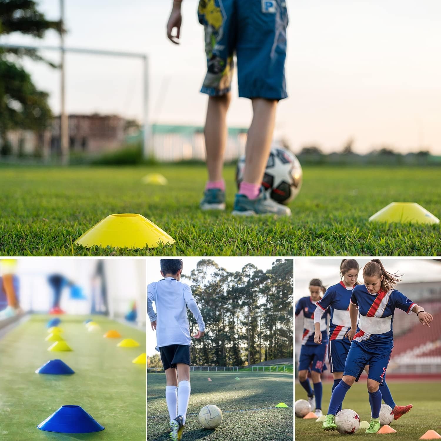5 Pcs Football Training Plates - Sports Equipment For Training ulasan dan harga