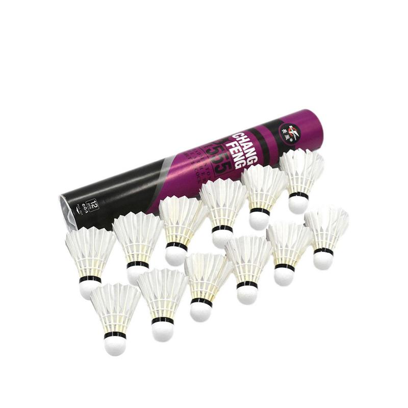 12Pcs/lot Badminton Natural Du - Sports Equipment For Badminton ulasan dan harga