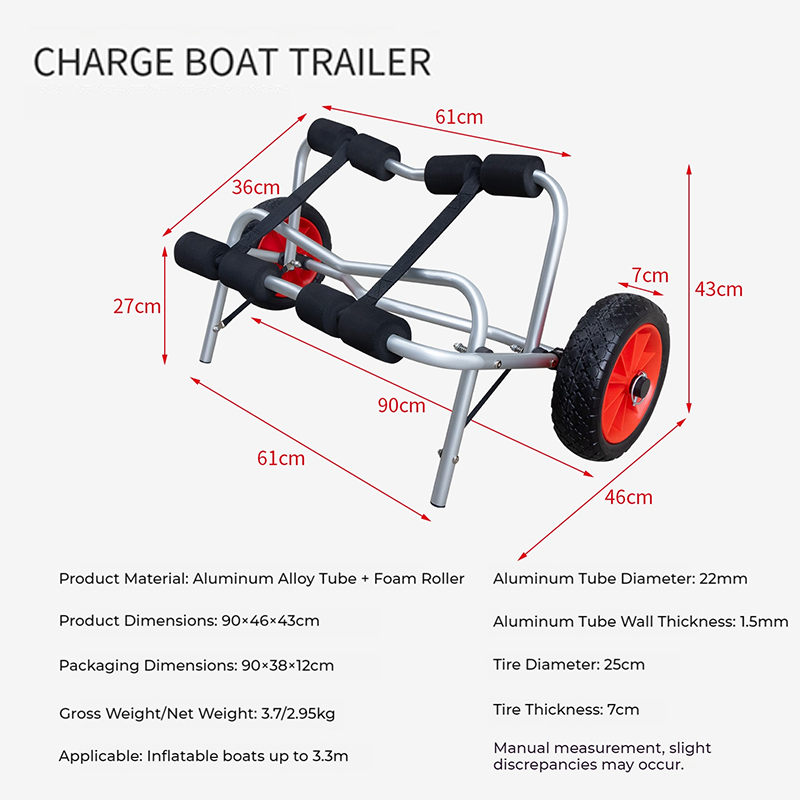 Portable Folding Kayak Trolley - Sports Equipment Cart ulasan dan harga