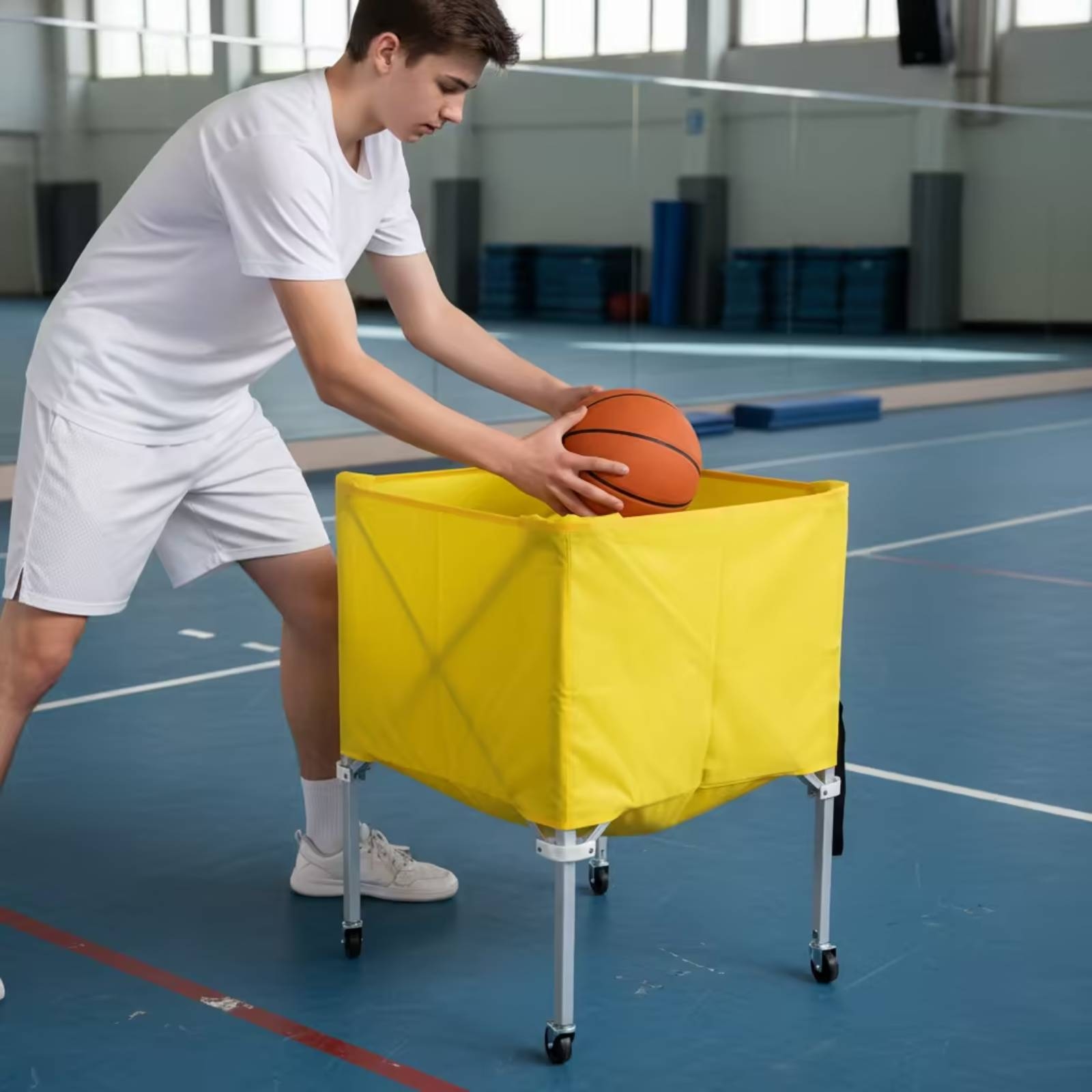 Collapsible Ball Cart Lightwei - Sports Equipment Cart ulasan dan harga