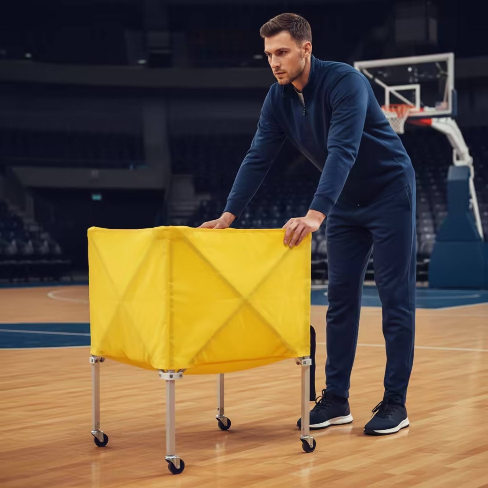 Collapsible Ball Cart Lightwei - Sports Equipment Cart ulasan dan harga