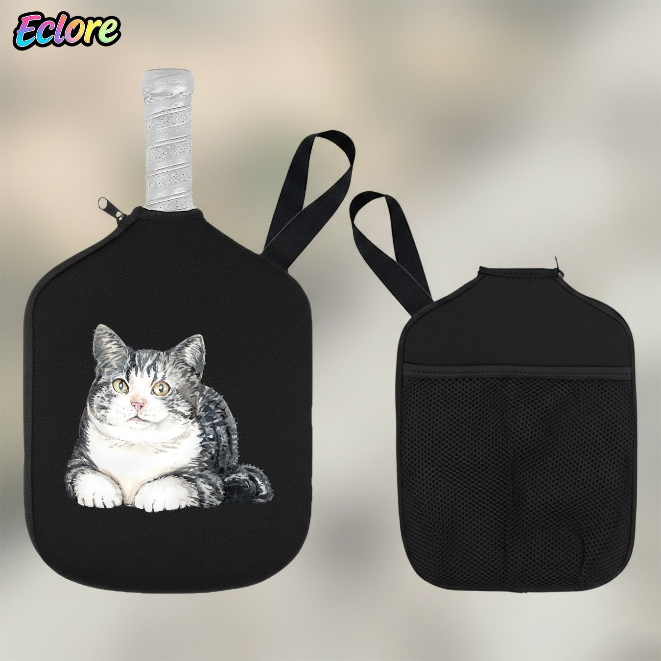 Cute Watercolor Cat Pickleball - Pickleball Paddle ulasan dan harga