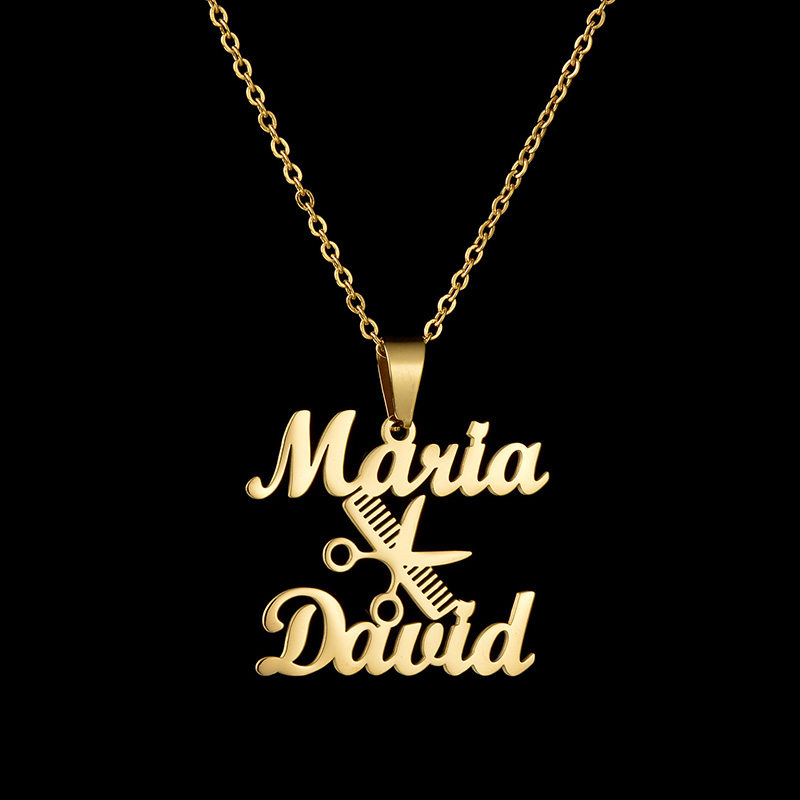 Custom Name Necklace Barber Sh - Sports Equipment Dryer ulasan dan harga