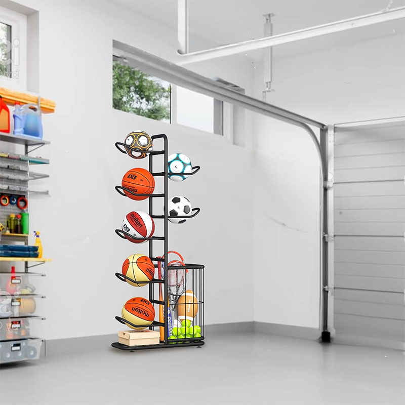 Sports Ball Storage Rack Baske - Sports Equipment For Badminton ulasan dan harga